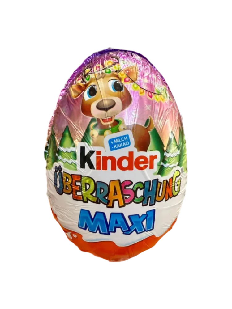 Kinder MAXI Новый год 100 гр яйцо с игрушкой Д